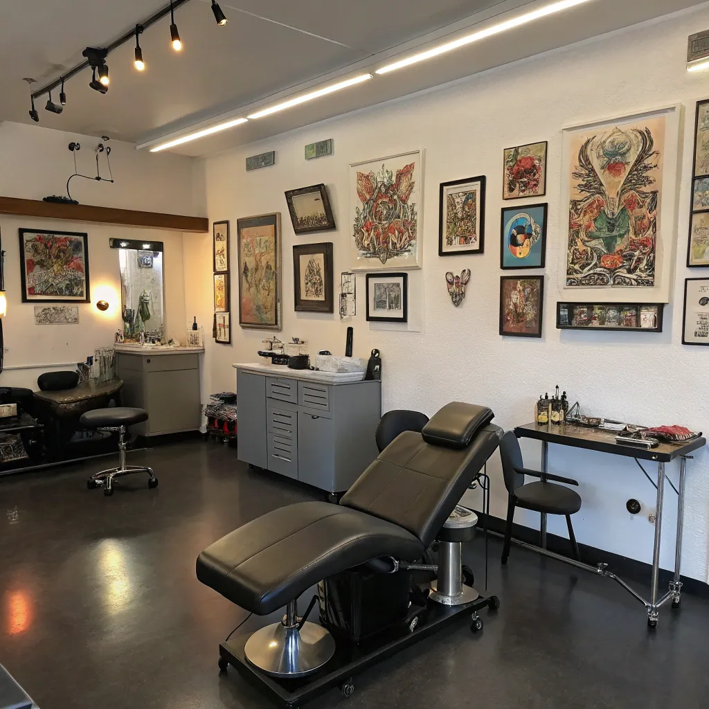 Tattoo Parlor Interior